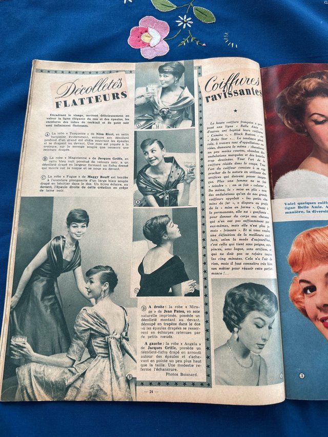 Revista Femme d’aujourd’hui 1957