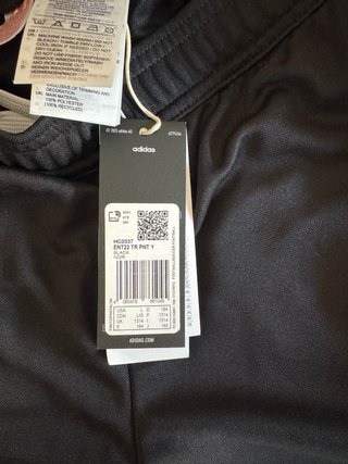 Pantalón Adidas chándal negro Talla 152 -11-12años