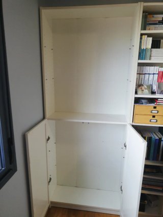 Conjunto Estanterías Ikea BILLY 80 + 40 blancas