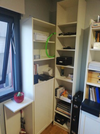 Conjunto Estanterías Ikea BILLY 80 + 40 blancas
