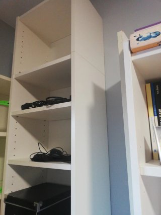 Conjunto Estanterías Ikea BILLY 80 + 40 blancas