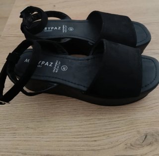 Sandalias Marypaz negras talla 41