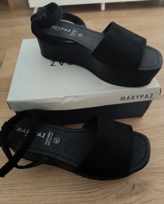 Sandalias Marypaz negras talla 41