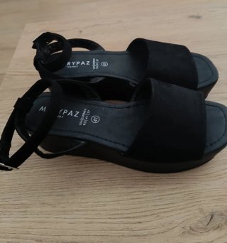 Sandalias Marypaz negras talla 41