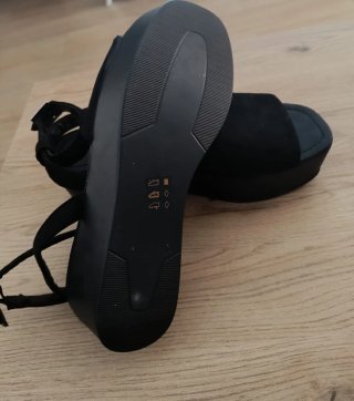 Sandalias Marypaz negras talla 41