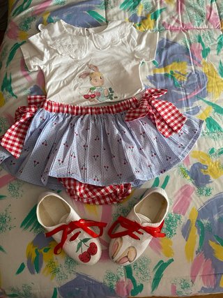 Conjunto 3 piezas pintado a mano