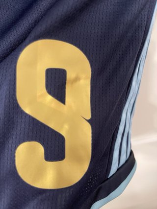 Pantalón corto deportivo azul selección argentina
