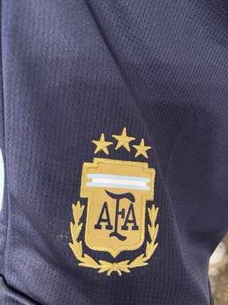 Pantalón corto deportivo azul selección argentina
