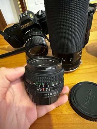 Canon T50 + Lente FD 35-70mm