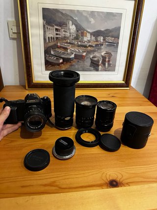 Canon T50 + Lente FD 35-70mm