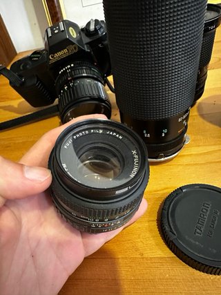 Canon T50 + Lente FD 35-70mm