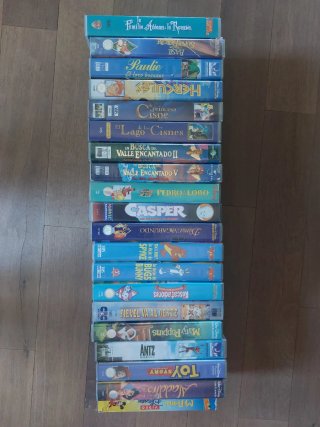 Lote Películas VHS Animadas Familiares