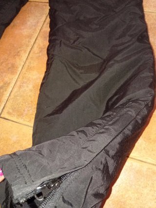 Pantalones de nieve negros talla XS
