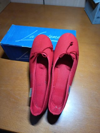 Zapatillas rojas mujer