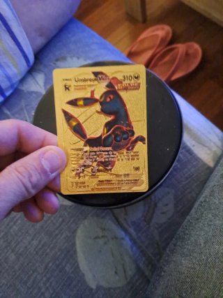 Carta Pokémon Umbreon VMAX 310 HP Oro