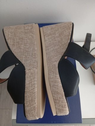 Sandali eleganti neri donna taglia 48