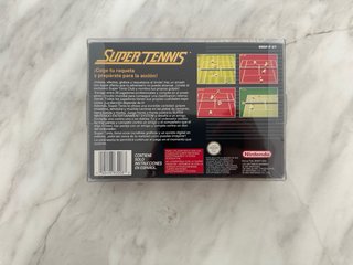 Super Tennis SNES PAL Version