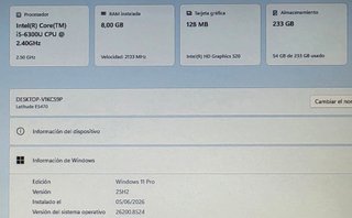 DELL Latitude E5470 Portátil Negro
