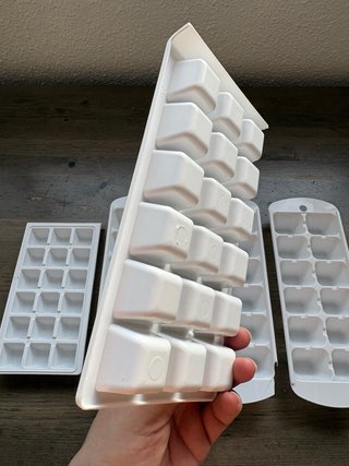 Pack 5 cubiteras / moldes para hielo