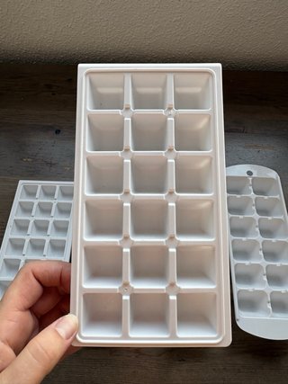Pack 5 cubiteras / moldes para hielo