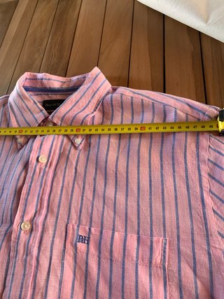 Camisa Pedro de Hierro rayas rosa y azul