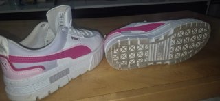Deportivas Puma Talla 40 Blancas y Rosas
