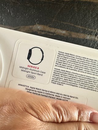 Apple Watch Serie 8 45mm Negro/Gris