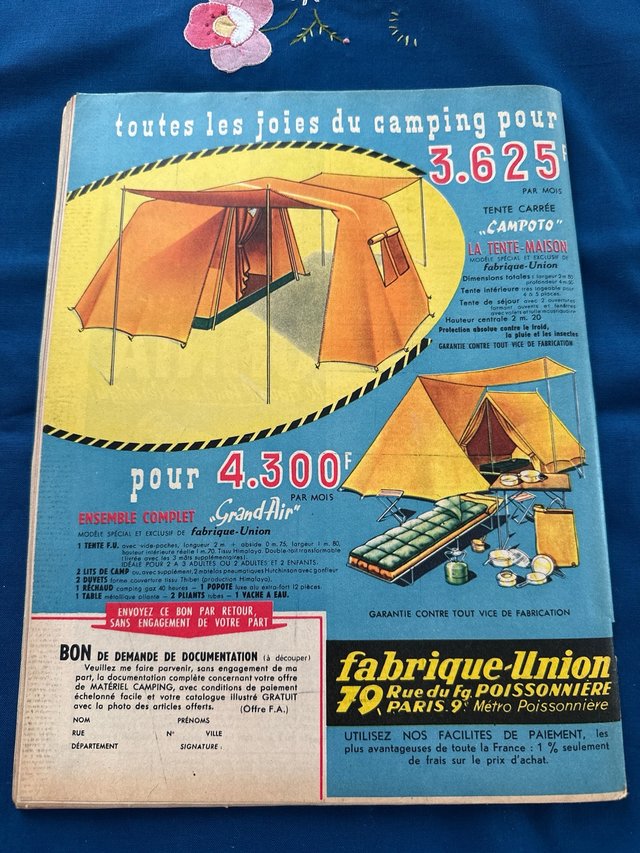 Revista Femmes d'Aujourd'hui 1957