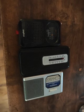 Lote 3 Radios Portátiles Panasonic y Sanyo