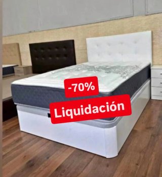 Canapé y colchón -70% Liquidación