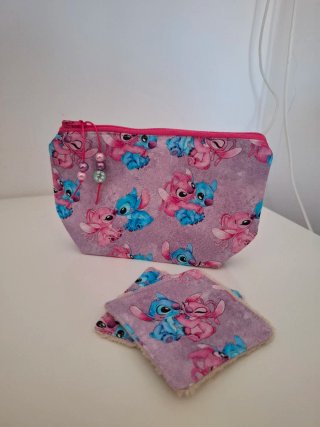 Neceser Estuche Stitch y Ángel