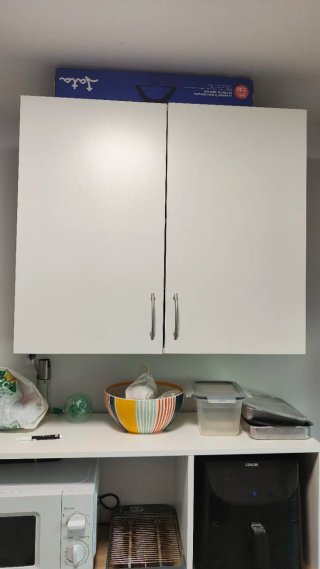 Alacena Cocina/Comedor Blanca y Madera