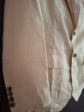Traje de lino beige Talla L
