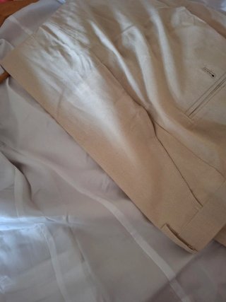 Traje de lino beige Talla L
