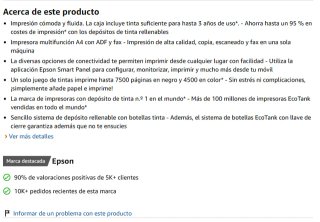 Epson EcoTank ET-4800 - Casi Nuevo - Impecable 10