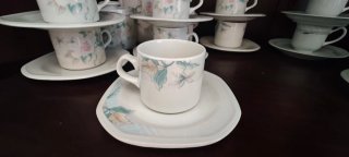 Juego de café de porcelana marca PONTESA