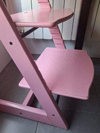 Trona evolutiva Stokke rosa