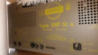Radio GRUNDIG Type 3397 St. a Vintage (1963)