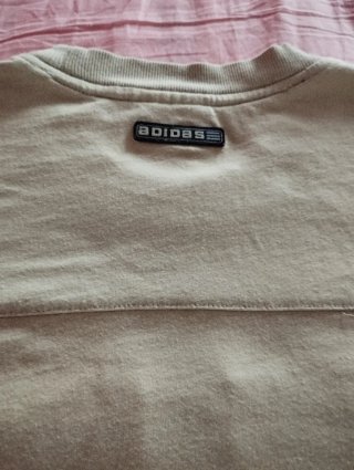Camiseta Adidas Talla M Beige