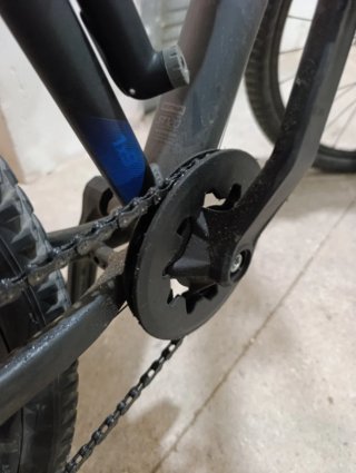 Bicicleta Rockrider talla L+casco+guardabarros