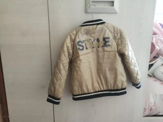 Cazadora Mayoral Talla 3 Dorada y Azul Marino