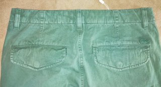 Lacoste Pantalón hombre T40 Verde Caqui