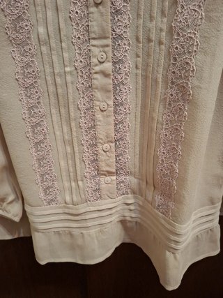Camicia Intimissimi Beige Pizzo e Pinces