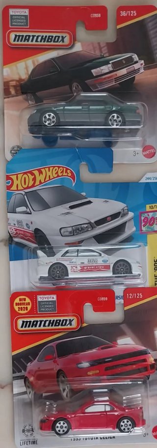 Set 3 Macchinine Hot Wheels e Matchbox