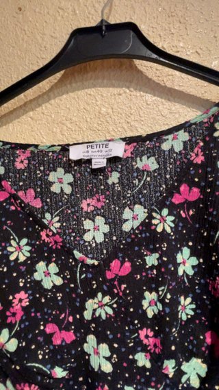 Vestido estampado floral mujer