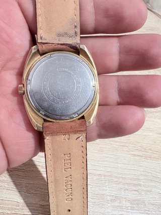 Orologio meccanico vintage Flux dorato