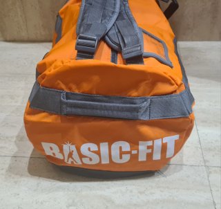 Bolsa de deporte BASIC FIT naranja y gris