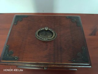 Caja joyero madera estilo clásico