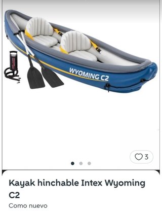 Kayak hinchable Intex Wyoming C2