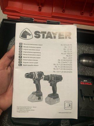 Taladro Atornillador Percutor Stayer